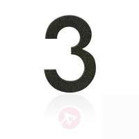 stainless steel numbers figure 3 mocha brown