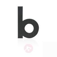 stainless steel numbers letter b graphite grey