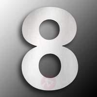 Stainless Steel House Numbers, Large 8