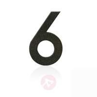 stainless steel numbers figure 6 mocha brown