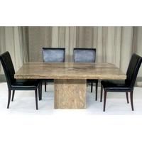 Stone International Roma Boxed Edge Marble Dining Table