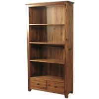 Strathmore High Bookcase - 2 Drawers 3 Shelves