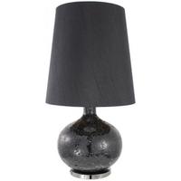 Stratford Mosaic Midnight Table Lamp with Black Shade (Set of 2)