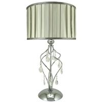 stunning chrome table lamp with crystal cut glass droplets eu bt571 m0 ...