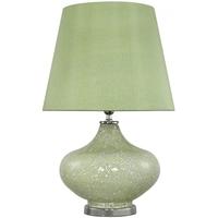 stratford mosaic vintage green ellipse statement lamp set of 2