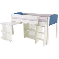 stompa blue mid sleeper including pull out desk and 1 bookcase without ...
