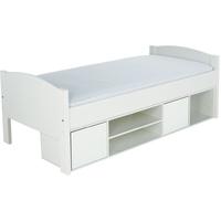 Stompa Storage Cabin Bed with White Headboard and Doors