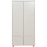 stompa white tall wardrobe with white doors