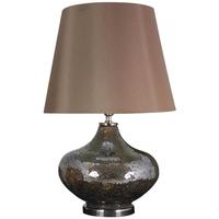 Stratford Mosaic Bronze Ellipse Statement Lamp (Set of 2)