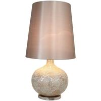 Stratford Mosaic Champagne Table Lamp with A 15inch Champagne Shade (Set of 2)