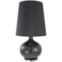 stratford mosaic midnight table lamp with black shade set of 2