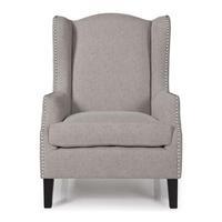 Stirling Fabric Armchair, Silver