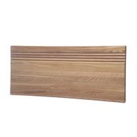 Stuart Jones Flute 4FT 6 Double Natural Oak Headboard