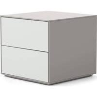 Stretto Bedside Table, Tonal Grey