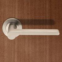 steelworx swl1161 lubecca lever latch handles on round rose