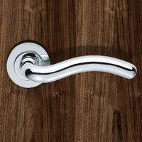 steelworx swl1126 munich lever latch handles on round rose