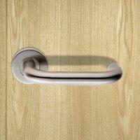 Steelworx CSL1190 Lever Latch Handles on Sprung Rose