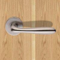 Steelworx CSL1127 Lever Latch Handles on Sprung Rose