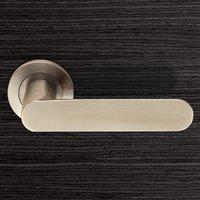 steelworx swl1168 parigi lever latch handles on round rose