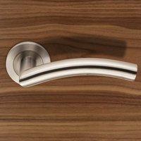 steelworx swl1196 dresda lever latch handles on round rose