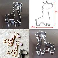 Stainless Steel Giraffe Cake Cookie Bread Cutters Biscuit Mold DIY Decorating Tool