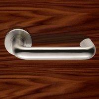 steelworx sw141 lever latch handles on round rose