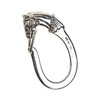 Sterling Silver Horse Head Key Clip