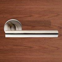 Steelworx CSL1194 Lever Latch Handles on Sprung Rose