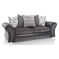 Starlett 3 Seater Sofa Charcoal