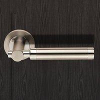 steelworx swl1006duo astoria lever latch handles on round rose