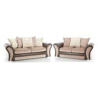 Starlett 3 and 2 Seater Suite Mink