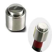 Stainless Steel Vacuum Sealed Red Wine Storage Bottle Stopper Plug Bottle Cap Wine Stoppers