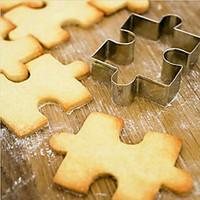Stainless Steel Puzzle Shape Cookie Cutter Cake Decorating Fondant Cutters Tool Cookies
