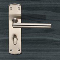 Steelworx CSLP1162T Mitred Bathroom Lever Lock Handles