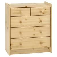 Steens Natural Pine 2 Plus 3 Drawer Chest