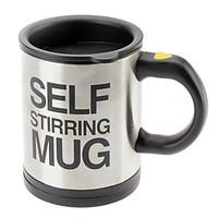 Stainless Steel Self Stirring Mug (2xAAA)