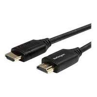 StarTech.com 2m 6 ft Premium High Speed HDMI Cable with Ethernet - 4K 60Hz - Premium Certified HDMI Cable - HDMI 2.0 - 30AWG