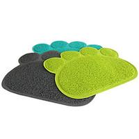 stylish paw shape mat for pets dogs cats assorted colors