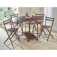 stowaway dining set cappuccino