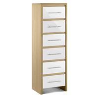 Stockholm 6 Drawer Narrow Chest