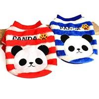 Stripe Design Panda Pattern Winter Vest for Pets Dogs (Assorted Sizes and Colours)