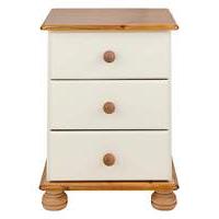 Stamford 3 Drawer Bedside Table