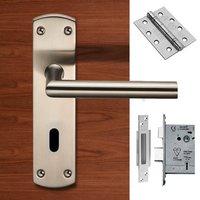 steelworx cslp1162psss mitred lever lock satin stainless steel handle  ...