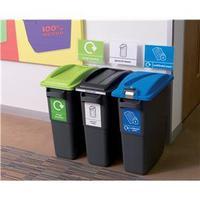 Straight EcoSort Maxi Recycling Bin 70 Litre Capacity Anthracite (Grey) - Lid Sold Separately