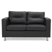 Star 2 Seater Faux Leather Sofa