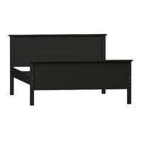 steens stockholm double bed frame in coffee