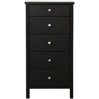 Steens Stockholm 5 Drawer Narrow Chest in Coffee