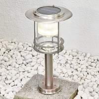Stainless steel, solar LED pillar lamp Liss