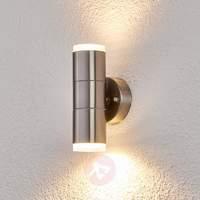 Stainless steel outdoor wall light Delina