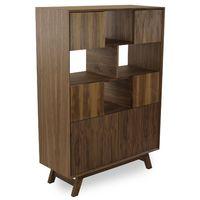 stone butterfly walnut bookshelf walnut